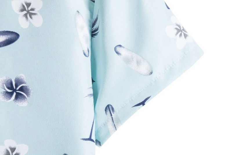 Cvjetna košulja Muška havajska košulja kratkih rukava Muške košulje za plažu Engleski stil Streetwear Harajuku Ležerna Camisa Masculina