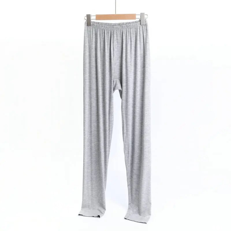 Fdfklak Ležerna muška pidžama hlače Modalne hlače za lijeno kućanstvo Proljeće Jesen Široka muška spavaća odjeća Pidžama Hlače Domaća odjeća XL-4XL