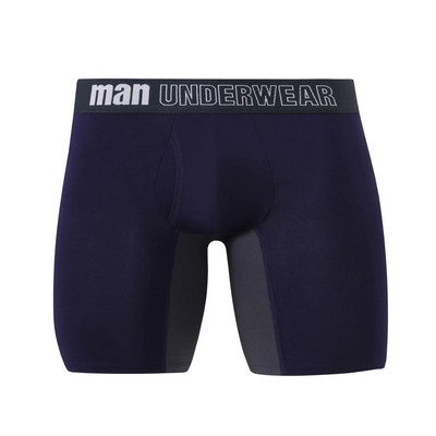 Ανδρικά σώβρακα Boxer Σορτς Μεσαίας Μέσης Bamboo Fiber Boxers Plus Size 5XL 6XL 7XL Ανοιχτός καβάλος Μακριά Boxer Ανδρικά εσώρουχα