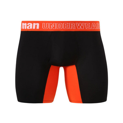 Ανδρικά σώβρακα Boxer Σορτς Μεσαίας Μέσης Bamboo Fiber Boxers Plus Size 5XL 6XL 7XL Ανοιχτός καβάλος Μακριά Boxer Ανδρικά εσώρουχα