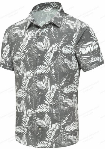 Καλοκαιρινά πουκάμισα Χαβάης Ανδρικά Γυναικεία Μόδα κοντομάνικο πουκάμισο παραλίας Ανδρική μπλούζα αναποδογυρισμένο γιακά Ανδρικά ρούχα Casual Alohas