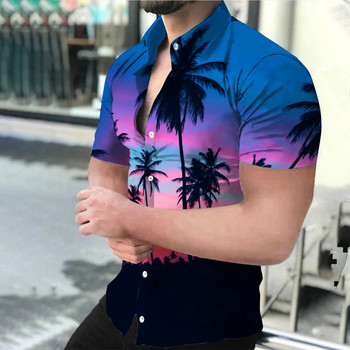 Πουκάμισα από δέντρο καρύδας Ανδρικά γυναικεία πουκάμισα Χαβάης Ανδρικές μπλούζες Επαγγελματικές μπλούζες Απόκριες πουκάμισο με πέτο Cuba Camisas Ανδρικά ρούχα Tropic
