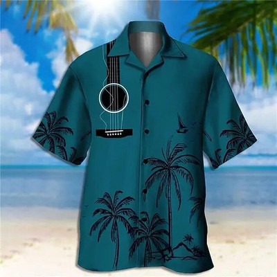 Πουκάμισα από δέντρο καρύδας Ανδρικά γυναικεία πουκάμισα Χαβάης Ανδρικές μπλούζες Επαγγελματικές μπλούζες Απόκριες πουκάμισο με πέτο Cuba Camisas Ανδρικά ρούχα Tropic