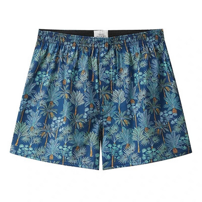 Vyriški medvilniniai apatiniai Laisvalaikiai bokseriai Plaidas Elastinė juosta Bokseriniai šortai Mygtukai Vyriški apatiniai bokseriai Patogūs apatiniai S-XL