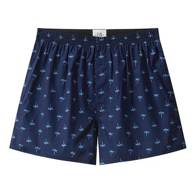 Vyriški medvilniniai apatiniai Laisvalaikiai bokseriai Plaidas Elastinė juosta Bokseriniai šortai Mygtukai Vyriški apatiniai bokseriai Patogūs apatiniai S-XL