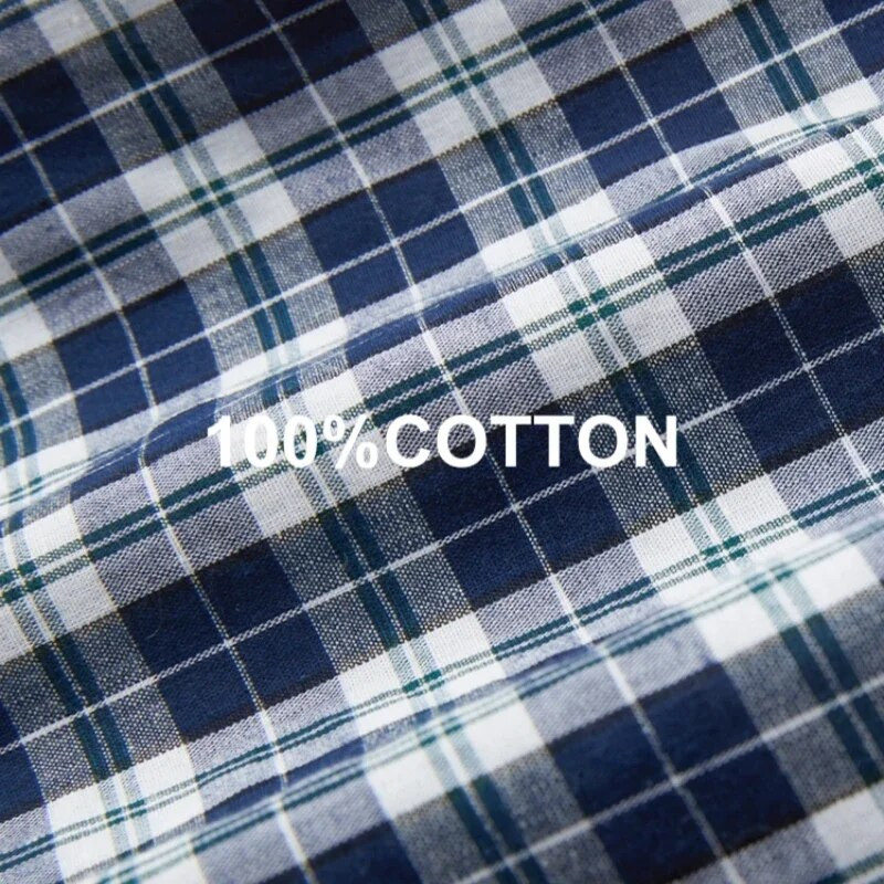 Vyriški medvilniniai apatiniai Laisvalaikiai bokseriai Plaidas Elastinė juosta Bokseriniai šortai Mygtukai Vyriški apatiniai bokseriai Patogūs apatiniai S-XL