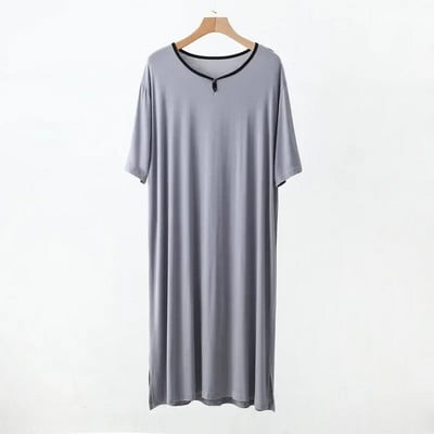 „Camisolas“ vyriški trumpi vyriški vasariniai naktiniai marškiniai Modaliniai plonomis rankovėmis miegui skirti pižamos laisvi namų drabužiai naktiniai