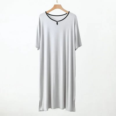 „Camisolas“ vyriški trumpi vyriški vasariniai naktiniai marškiniai Modaliniai plonomis rankovėmis miegui skirti pižamos laisvi namų drabužiai naktiniai