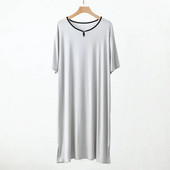 Spavaćica Noćna široka haljina Ljeto Modal Kratke kamisole Odjeća za spavanje Domaća odjeća Muška muška pidžama tankih rukava