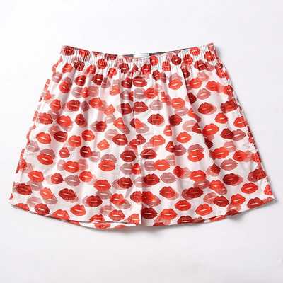 Modne hlače sa strelicama od čistog pamuka Muške kratke hlače Ljetne kratke hlače za spavanje Ležerna seksi odjeća za spavanje Muške široke donjice hlača za spavanje M-3XL