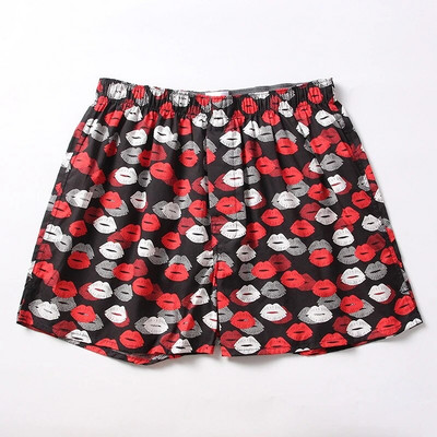 Modne hlače sa strelicama od čistog pamuka Muške kratke hlače Ljetne kratke hlače za spavanje Ležerna seksi odjeća za spavanje Muške široke donjice hlača za spavanje M-3XL