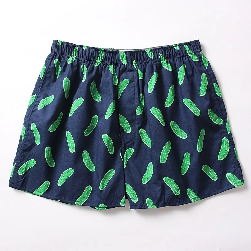 Modne hlače sa strelicama od čistog pamuka Muške kratke hlače Ljetne kratke hlače za spavanje Ležerna seksi odjeća za spavanje Muške široke donjice hlača za spavanje M-3XL