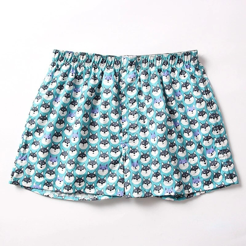 Modne hlače sa strelicama od čistog pamuka Muške kratke hlače Ljetne kratke hlače za spavanje Ležerna seksi odjeća za spavanje Muške široke donjice hlača za spavanje M-3XL