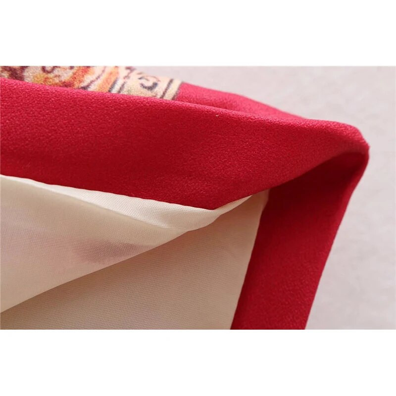 Komplet sakoa s printom Žensko odijelo Jesen 2023. Uski sako sa remenom s v-izrezom Kaput s europskim elastičnim pojasom Dvodijelni komplet hlača sa širokim nogavicama Ženski