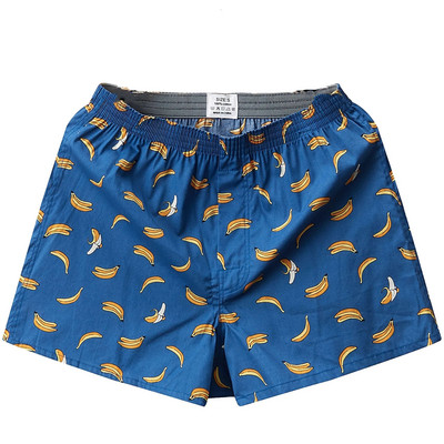 Bokserice Muško donje rublje Muške bokserice Pamučne bokserice Kratke hlače za spavanje Gaćice za spavanje Otisnute pruge Široke udobne kućne gaćice