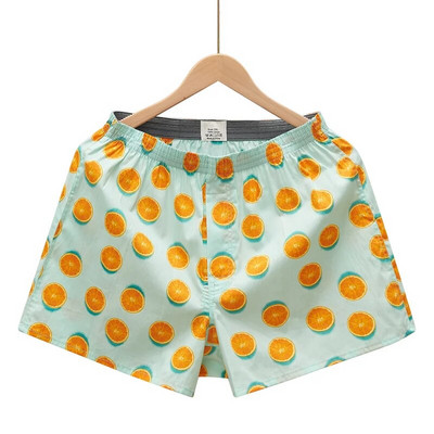 Bokserice Muško donje rublje Muške bokserice Pamučne bokserice Kratke hlače za spavanje Gaćice za spavanje Otisnute pruge Široke udobne kućne gaćice