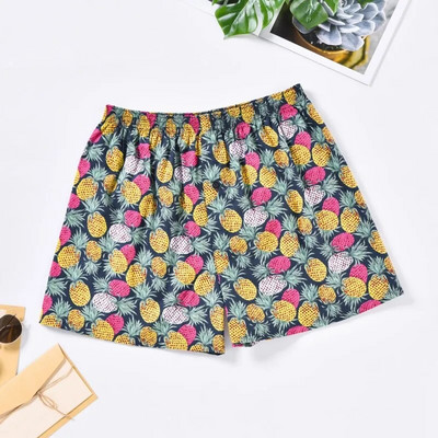 Bokserice Muško donje rublje Muške bokserice Pamučne bokserice Kratke hlače za spavanje Gaćice za spavanje Otisnute pruge Široke udobne kućne gaćice