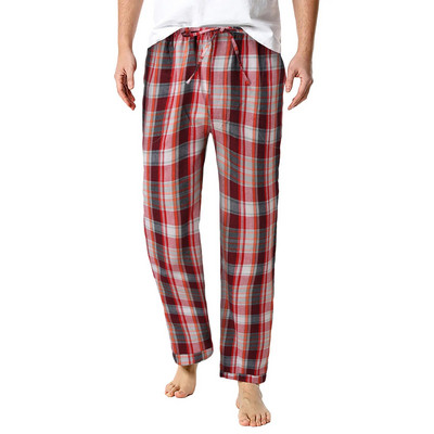 Hlače Kućna odjeća Karirana muška pidžama Lounge spavaćica Oversize Dugačke donji dijelovi za spavanje All Gull Lenth Pants Odjeća za sva godišnja doba