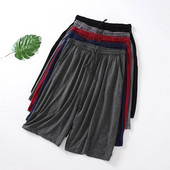 Férfiruha Pizsama Beach Otthoni Modális Pizsama Aludj vékony nyári Ötpontos nadrág Nagy méretű alkalmi rövidnadrág Bő férfi