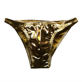 Ανδρικά σέξι λουστρίνι λουστρίνι Λαδί γυαλιστερό χαμηλού ύψους εσώρουχα Jockstrap Hip Lift G-string Μασίφ στρινγκ Bulge πέος πουγκ Ανδρικό παντελόνι