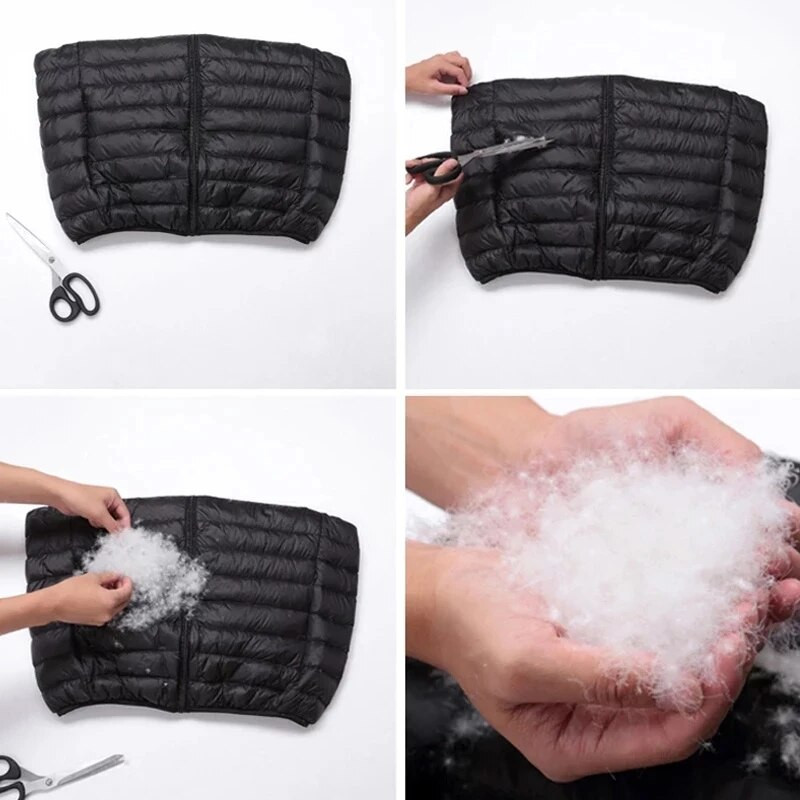 Paltas Itin lengvas berankovių pūkinių liemenių striukė Itin plona šilta lengva pūkinė striukė Liemenė žieminė vyriška antienos pūkinė liemenė