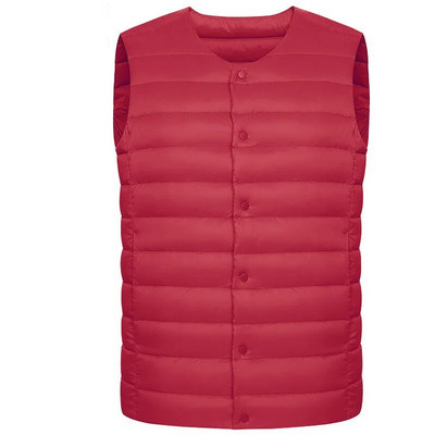 Muški donji prsluk Jesenska i zimska odjeća Iznutra i izvana Muški prsluk bez rukava Okrugli izrez Lagani prsluk Podstava od flisa