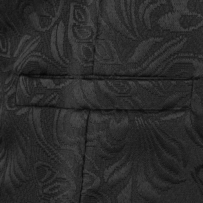 Elegantiška vyriška vintažinė vyriška vintažinė steampunk žakardo liemenė gotikinė Viktorijos laikų džentelmeno liemenė