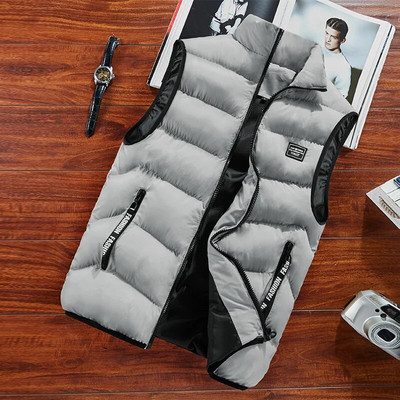 Madinga vyriška striukė be rankovių liemenė pavasarinė terminė minkšta liemenė laisvalaikio paltai Vyriška medvilnė vyriška liemenė vyriška stora liemenė 8XL