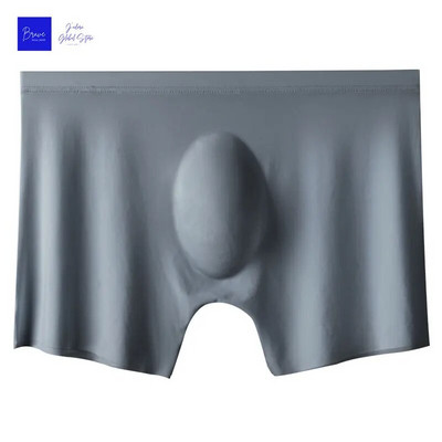 1db Férfi Boxer Rövidnadrág Ice Silk Férfi Bugyi Varrat nélküli Szexi Fehérnemű Férfi Alsónadrág Bugyi Férfi Antibakteriális Légáteresztő Alsónadrág