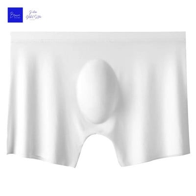 1db Férfi Boxer Rövidnadrág Ice Silk Férfi Bugyi Varrat nélküli Szexi Fehérnemű Férfi Alsónadrág Bugyi Férfi Antibakteriális Légáteresztő Alsónadrág