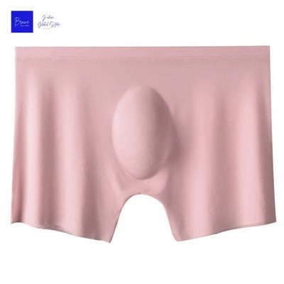 1db Férfi Boxer Rövidnadrág Ice Silk Férfi Bugyi Varrat nélküli Szexi Fehérnemű Férfi Alsónadrág Bugyi Férfi Antibakteriális Légáteresztő Alsónadrág