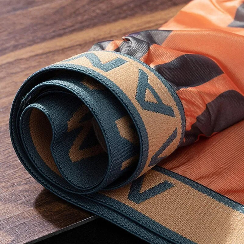 3db/tétel Fashion Férfi Bugyi Varrat nélküli betűnyomott alsónadrág Légáteresztő férfi fehérnemű Nagy méretű férfi boxer calzoncillo hombre