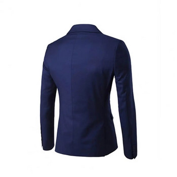Ανδρικά Blazers 2Pieces Σετ Επίσημα Κοστούμια Full Business Κορεάτικο παντελόνι Γαμπρός Γαμπρός Κομψό σακάκι Παντελόνι Κοστούμι Παλτό Αντρικό ντύσιμο