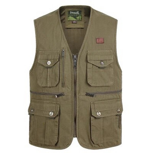 Pavasario ir rudens lauko laisvalaikio fotografavimo liemenė medvilninė drobė vyriška liemenė žvejybai daugiakišenė laisva liemenė S-4XL dydžio