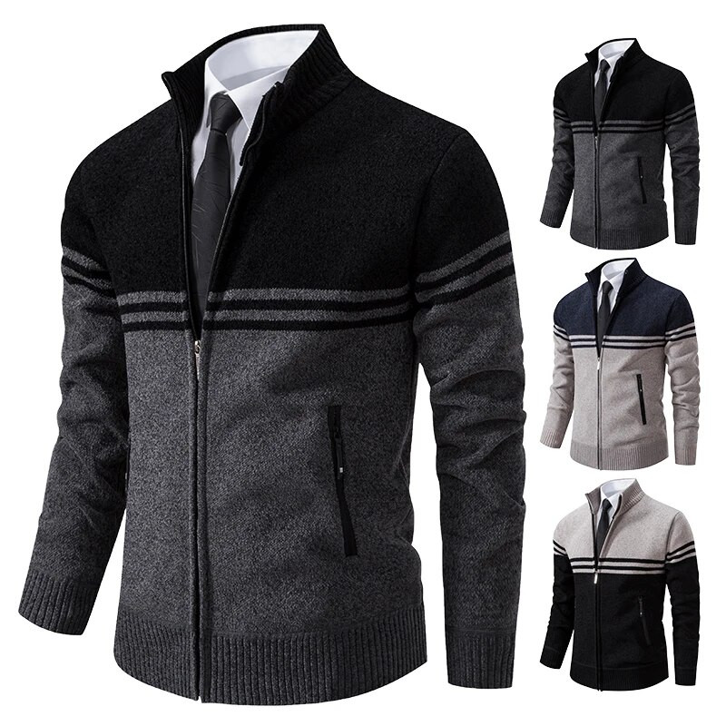2023 m. Nauja vyriška mados tendencija megztas megztinis Joker patogus šiltas paltas