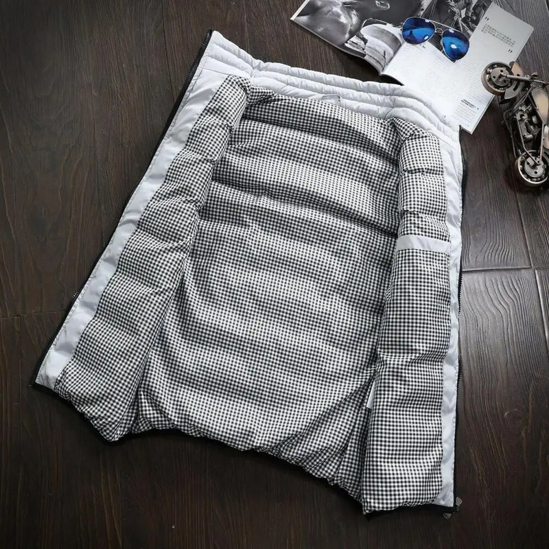 Modni muški topli prsluk od flisa za 2024. Jednobojna jakna Zimski topli prsluk Gornja odjeća Vodootporan prsluk za sprječavanje hladnoće