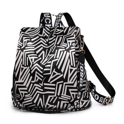 2024 m. vandeniui atspari Oksfordo moterų kuprinė, madinga nuo vagystės, moteriškos kuprinės Spausdinti mokyklinė krepšys Aukštos kokybės didelės talpos kuprinė