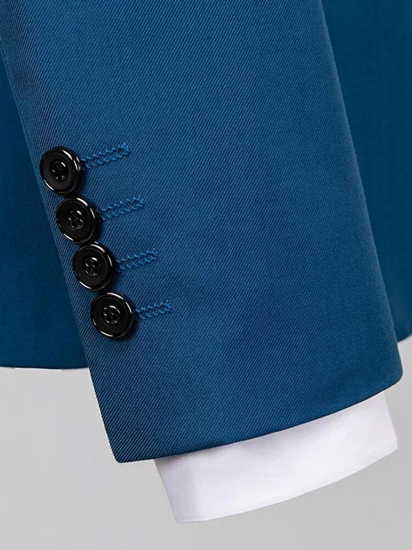 ( kabát + mellény+ nadrág ) Luxus Férfi Csúcsmárka Egyszínű Üzleti Irodai öltöny 3 db & 2 db Vőlegény esküvői parti öltöny szmoking