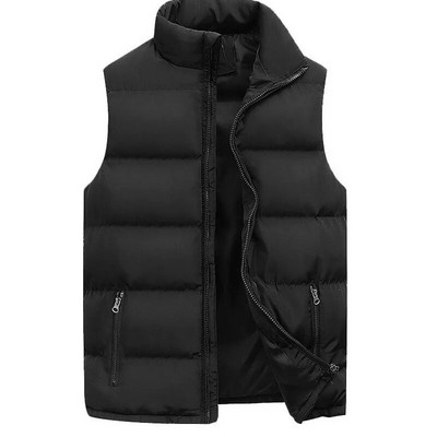 Vestă pentru bărbați de modă, fără mâneci, primăvară, toamnă, ocazională, căptușită din bumbac, vestă de iarnă pentru bărbați, îmbrăcăminte vestimentară, vestă îngroșată MY826