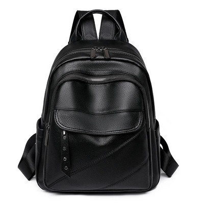 Modna ženska torba Visokokvalitetna mekana kožna torba za knjige velikog kapaciteta Protuprovalni putni ruksak Ležerne torbe na rame Mochila