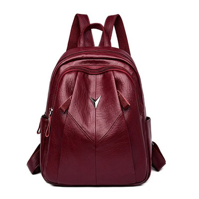 Novi luksuzni ruksak za 2023., ženski ruksak od pu kože, putni ruksak protiv krađe, modne školske torbe, torbe za rame mochila feminina