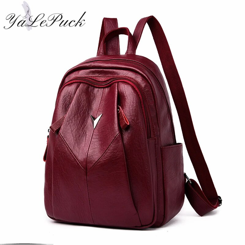 Novi luksuzni ruksak za 2023., ženski ruksak od pu kože, putni ruksak protiv krađe, modne školske torbe, torbe za rame mochila feminina