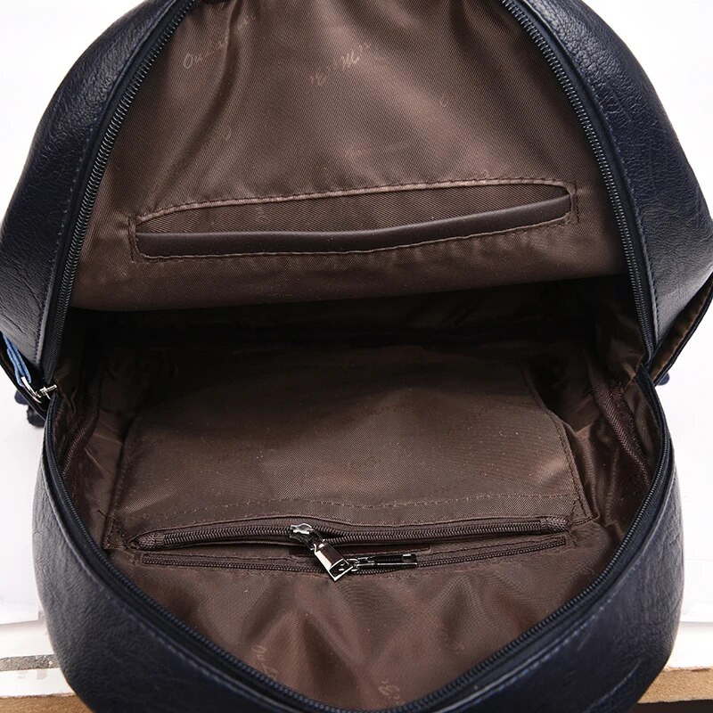 Novi luksuzni ruksak za 2023., ženski ruksak od pu kože, putni ruksak protiv krađe, modne školske torbe, torbe za rame mochila feminina