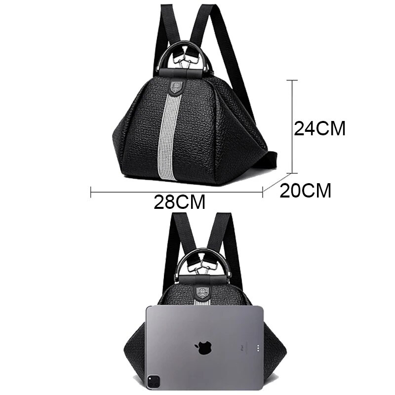 Višenamjenski modni ženski ruksak velikog kapaciteta Protuprovalni ruksak Visokokvalitetne školske torbe za tinejdžerice Djevojčice Mochilas