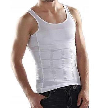 Редукционен колан Man Slimming Body Shaper Skinny Compression Shirt Мъжко бельо Fat Burning Abdominal Binder For Man Corset Men