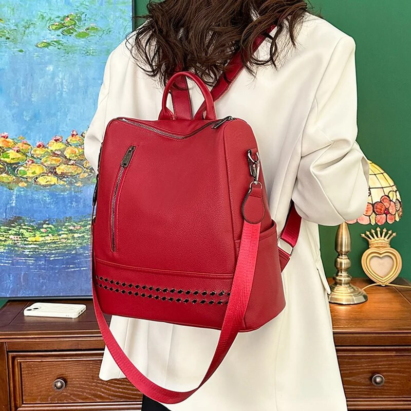 Luksuslik disaineri moe seljakott naistele Kvaliteetne vargusvastane reisiseljakott 2023 Uus Casual Lides Õlakotid Mochilas