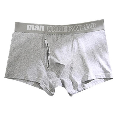 Boxer Vyriški apatiniai Seksualūs kelnaitės vyrams apatinės kelnės Medvilninės apatinės vyriškos kvėpuojančios kelnaitės Kelnaitės Patogūs boksininkai