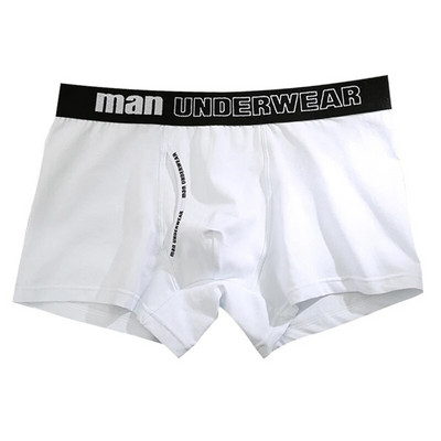 Boxer Vyriški apatiniai Seksualūs kelnaitės vyrams apatinės kelnės Medvilninės apatinės vyriškos kvėpuojančios kelnaitės Kelnaitės Patogūs boksininkai