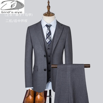 8xl Jakna Hlače Prsluk Vjenčano odijelo Muška haljina Korean Slims Muško poslovno odijelo Komplet od 3/2 komada Svečano odijelo Smoking Odijelo za mladoženje