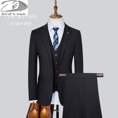 8xl Jakna Hlače Prsluk Vjenčano odijelo Muška haljina Korean Slims Muško poslovno odijelo Komplet od 3/2 komada Svečano odijelo Smoking Odijelo za mladoženje
